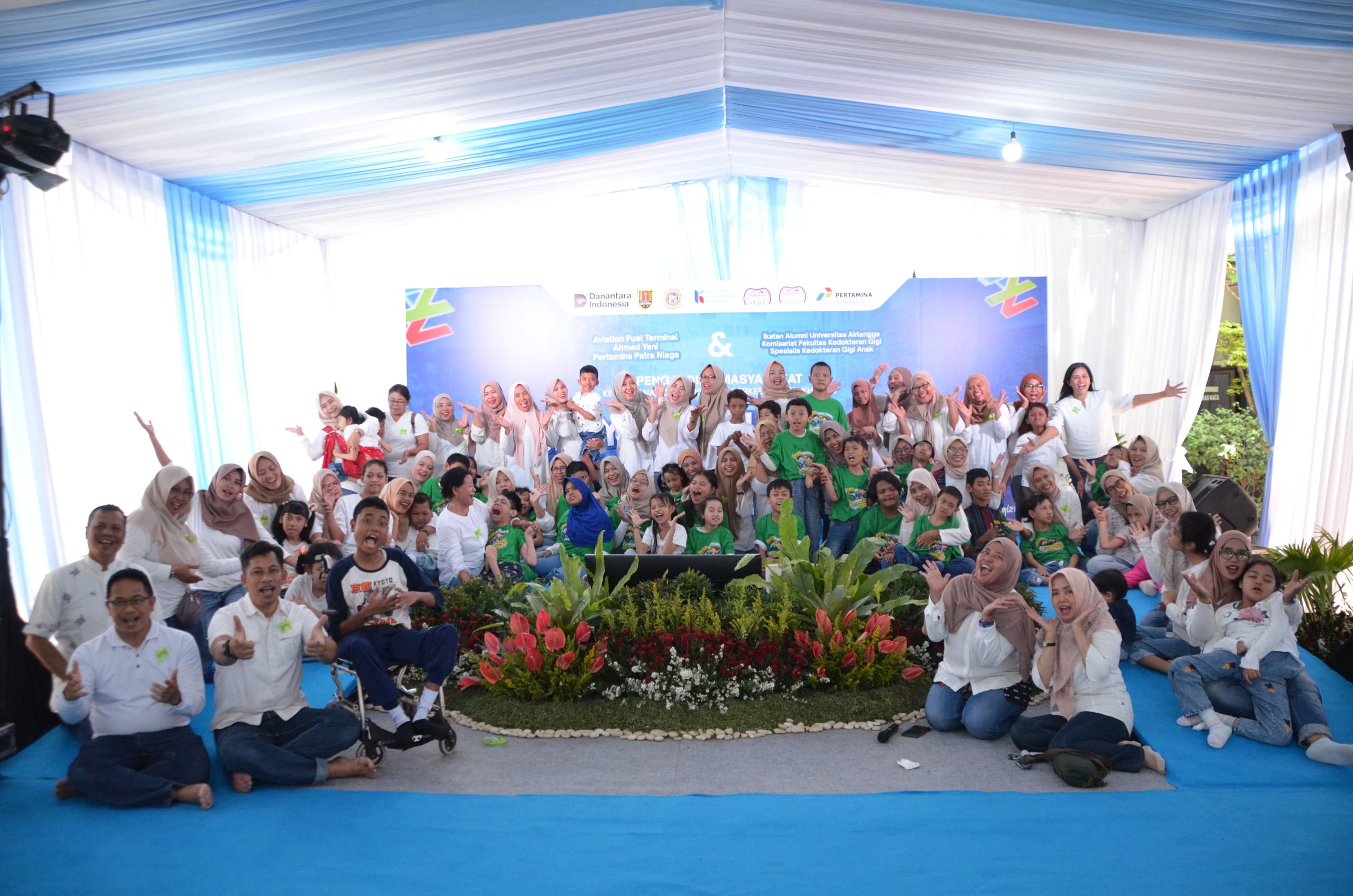 Kolaborasi Pertamina dan FKG UNAIR Hadirkan Senyum Sehat Anak Cerebral Palsy di Semarang