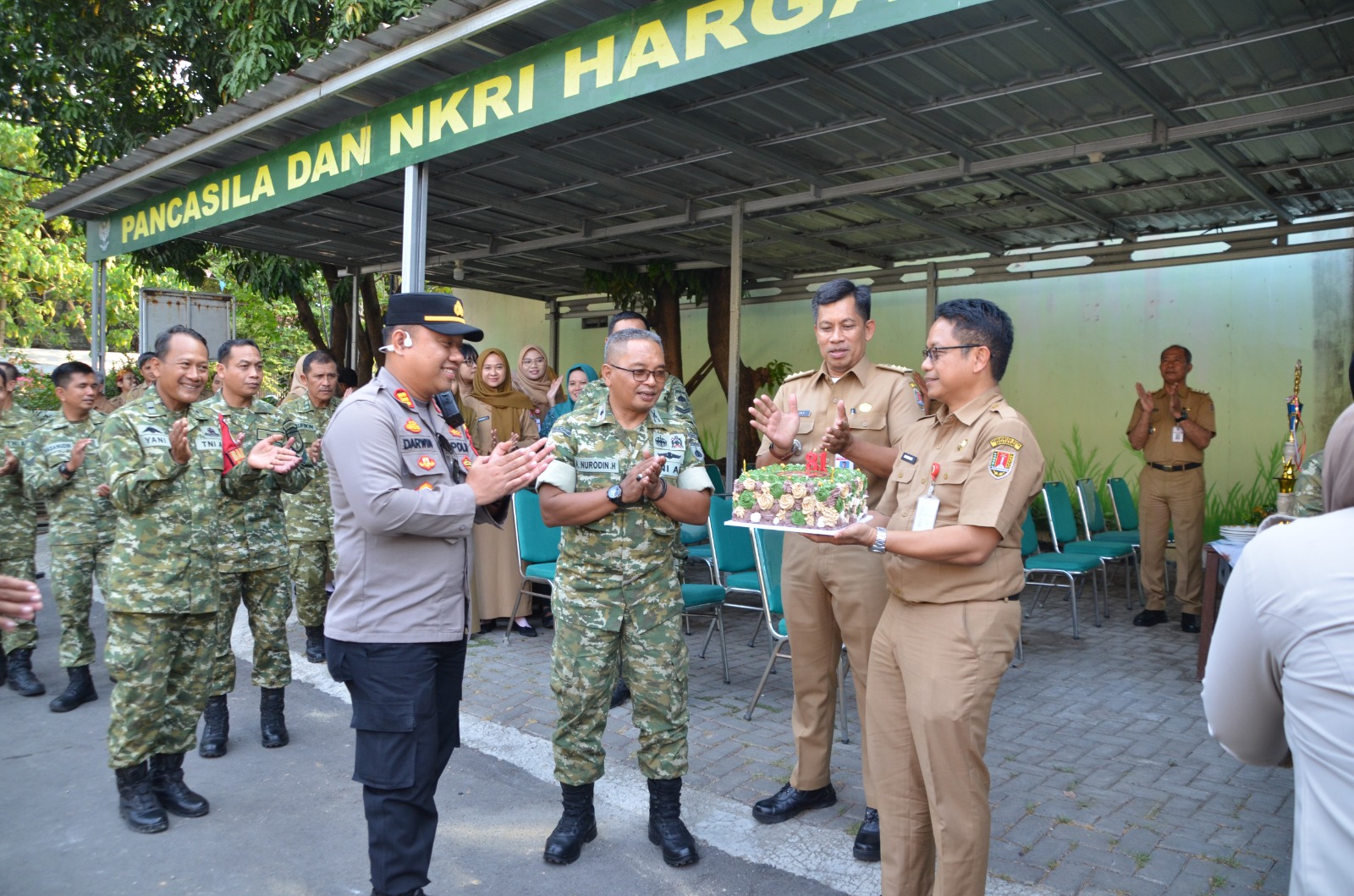 Tiga Pilar Semarang Barat Makin Solid, Rayakan HUT TNI ke-81 dengan Penuh Kekeluargaan